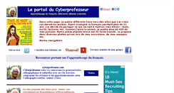 Desktop Screenshot of cyberprofesseur.net